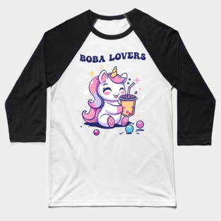 Boba Lovers Baseball T-Shirt